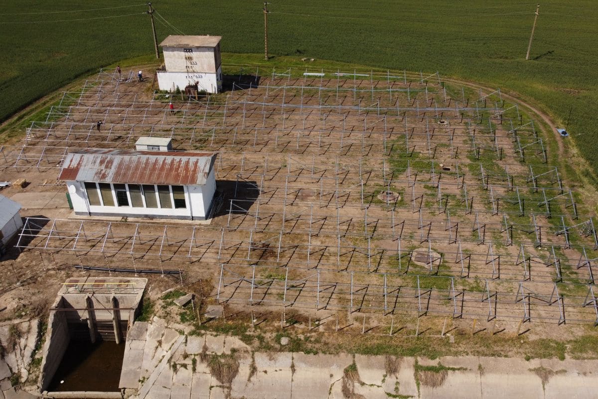 Montaj structură fotovoltaică la sol, 1.8MW Moțăței, Calafat